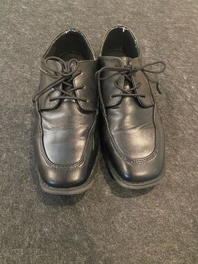Kohl's Black Kids Lace-Up Dress Shoes